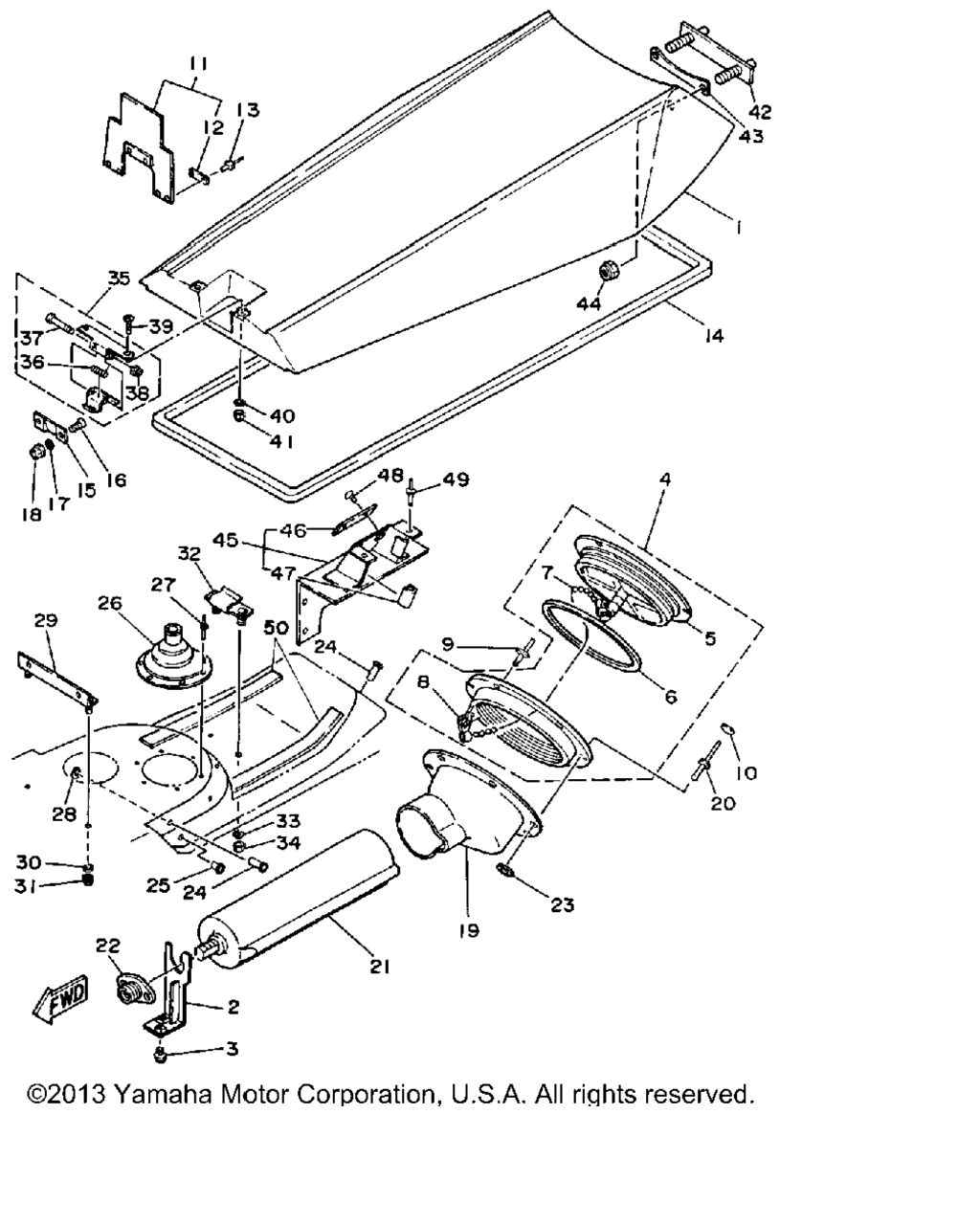 Схема узла Корпус - Палуба 1