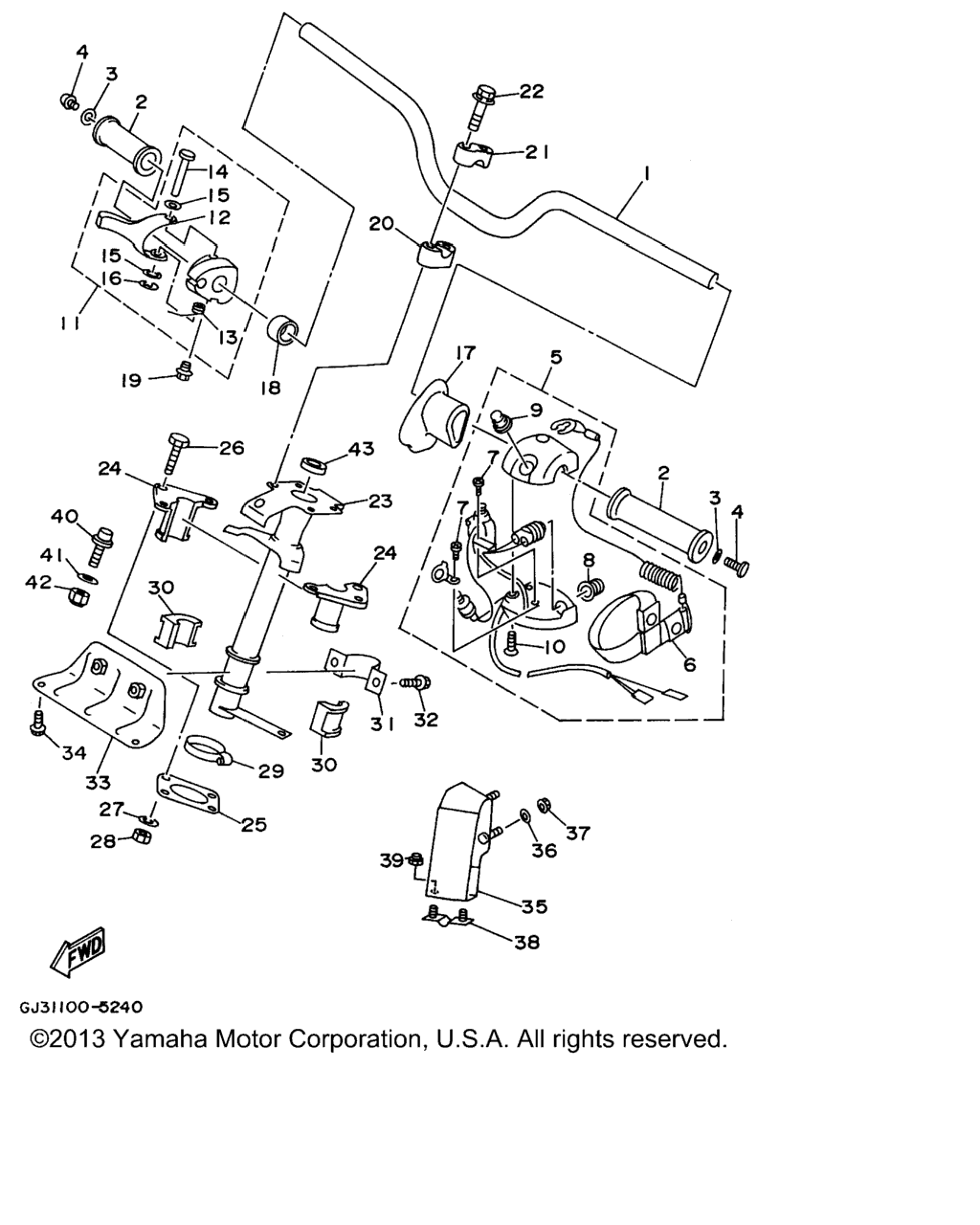 Схема узла Рулевое Управление 1