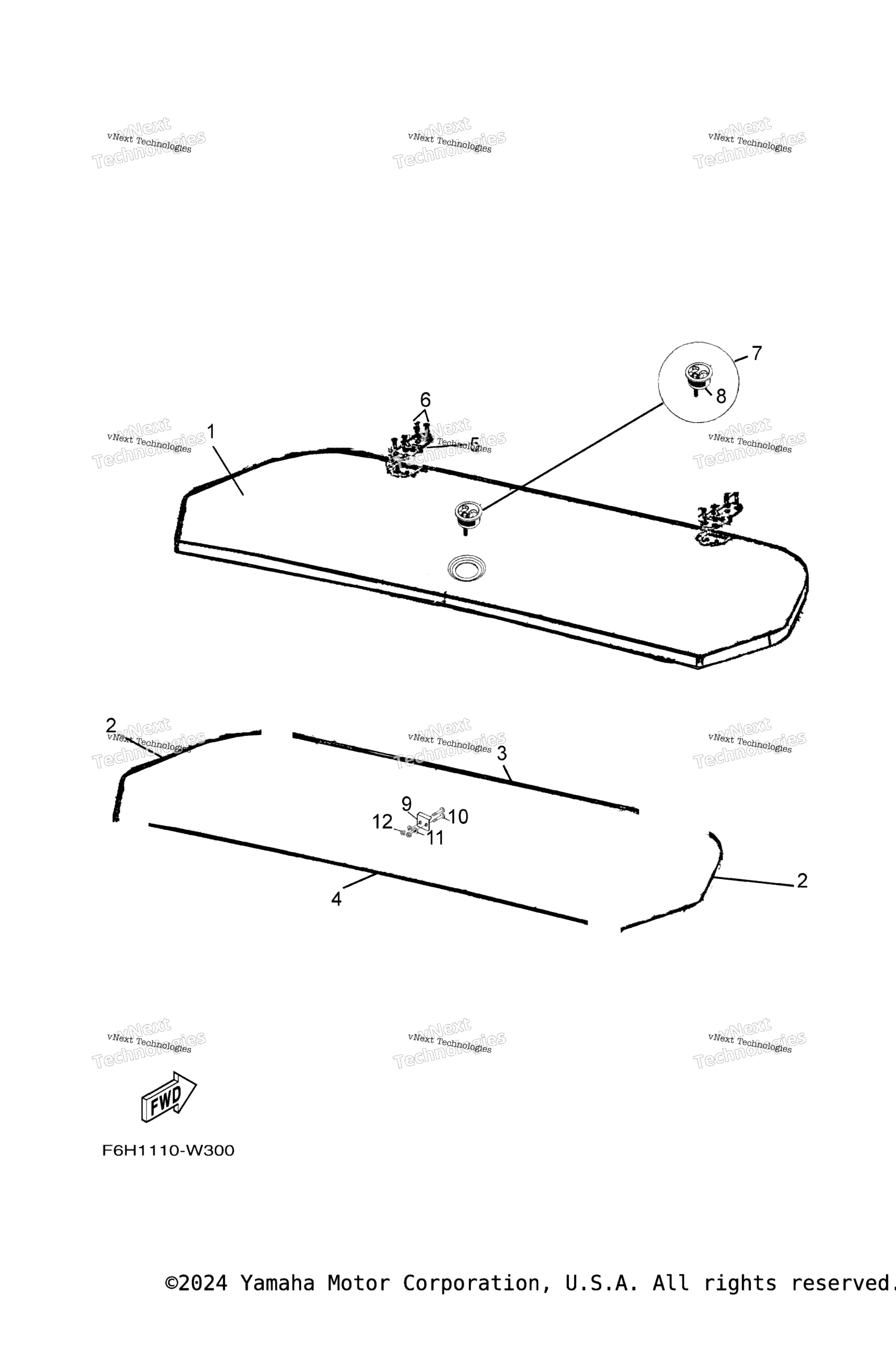 Схема узла Люковая Крышка 3