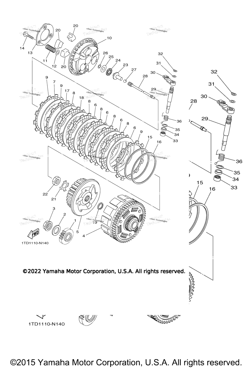Схема узла Сцепление