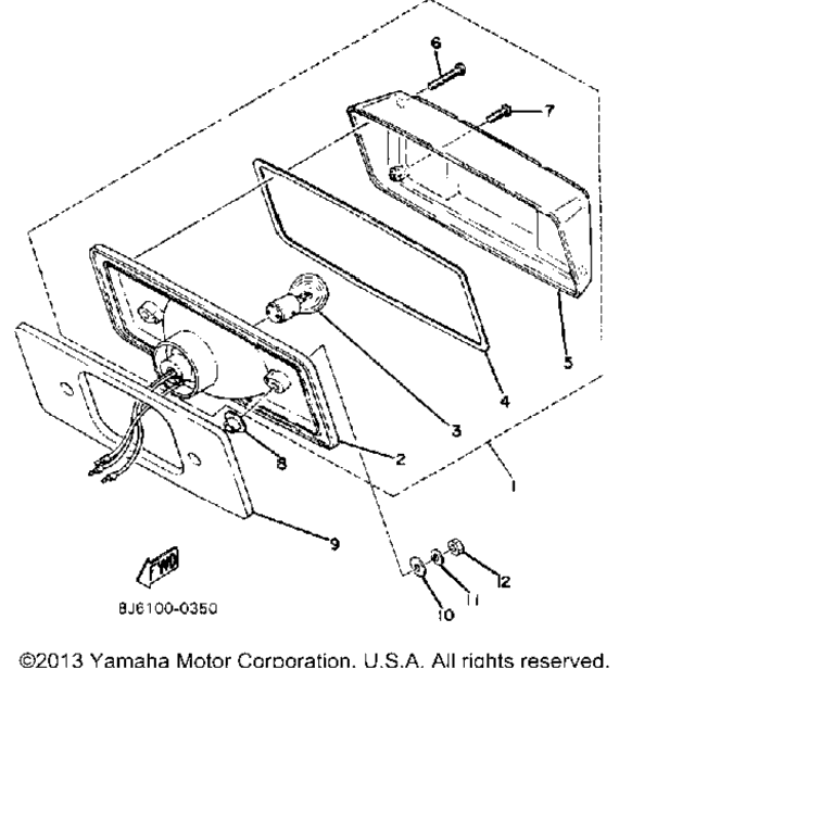 Схема узла Задние Фонари