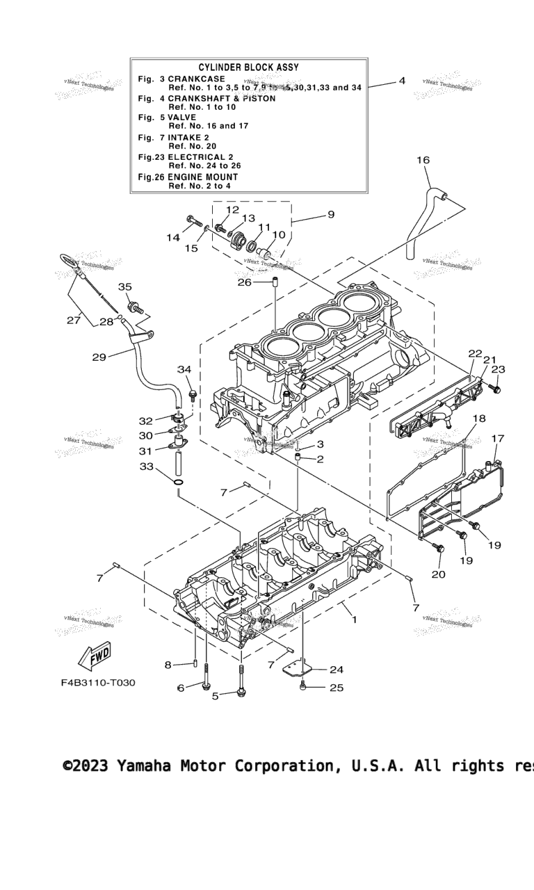 Схема узла Корпус Двигателя
