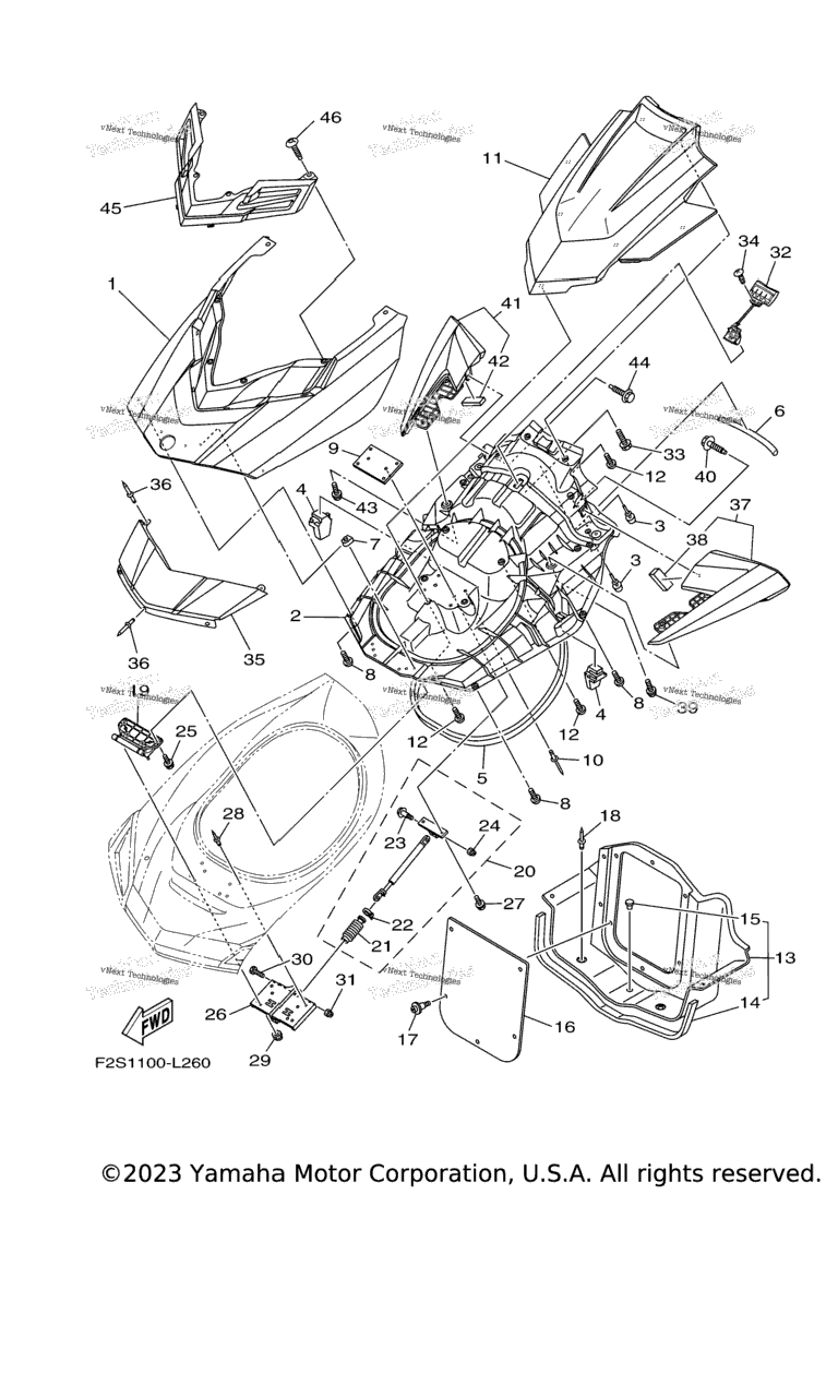 Схема узла Люки Двигателя 2