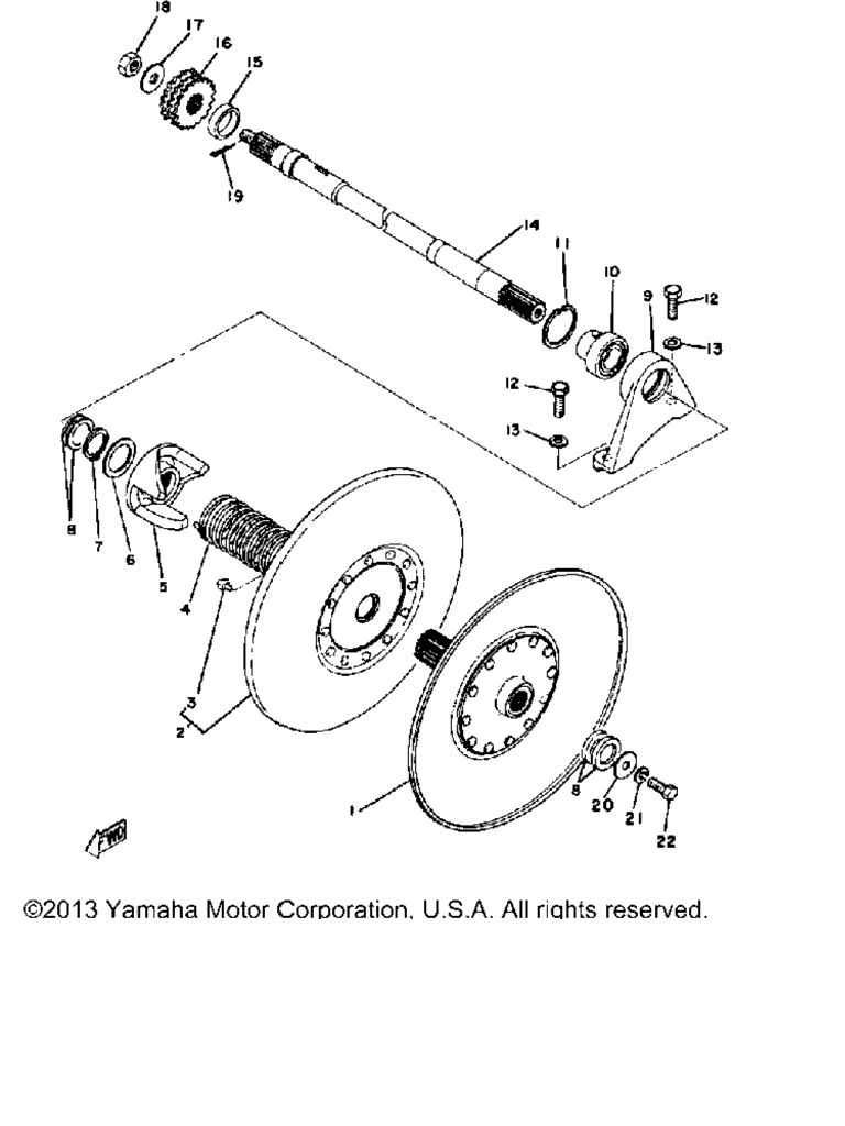 Схема узла Вторичный Ползунец