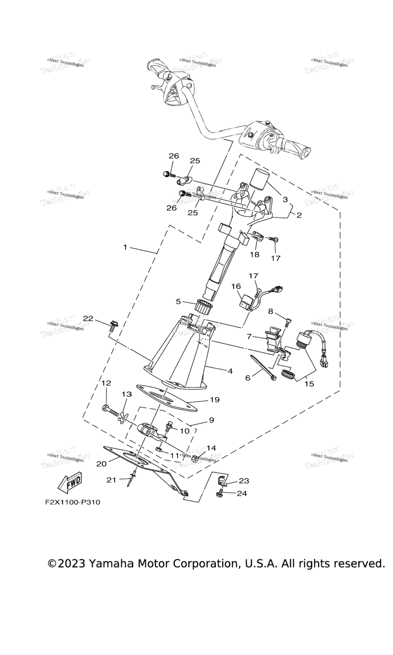 Схема узла Рулевое Управление 2