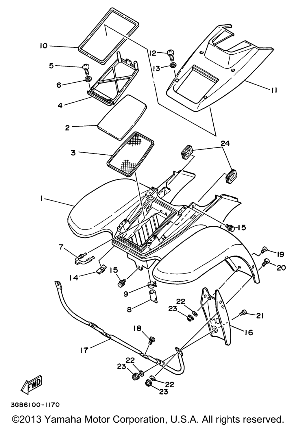 Схема узла Брызговики