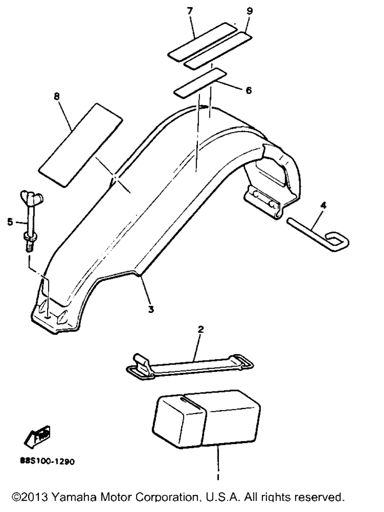 Схема узла Защита Бокса Для Багажа