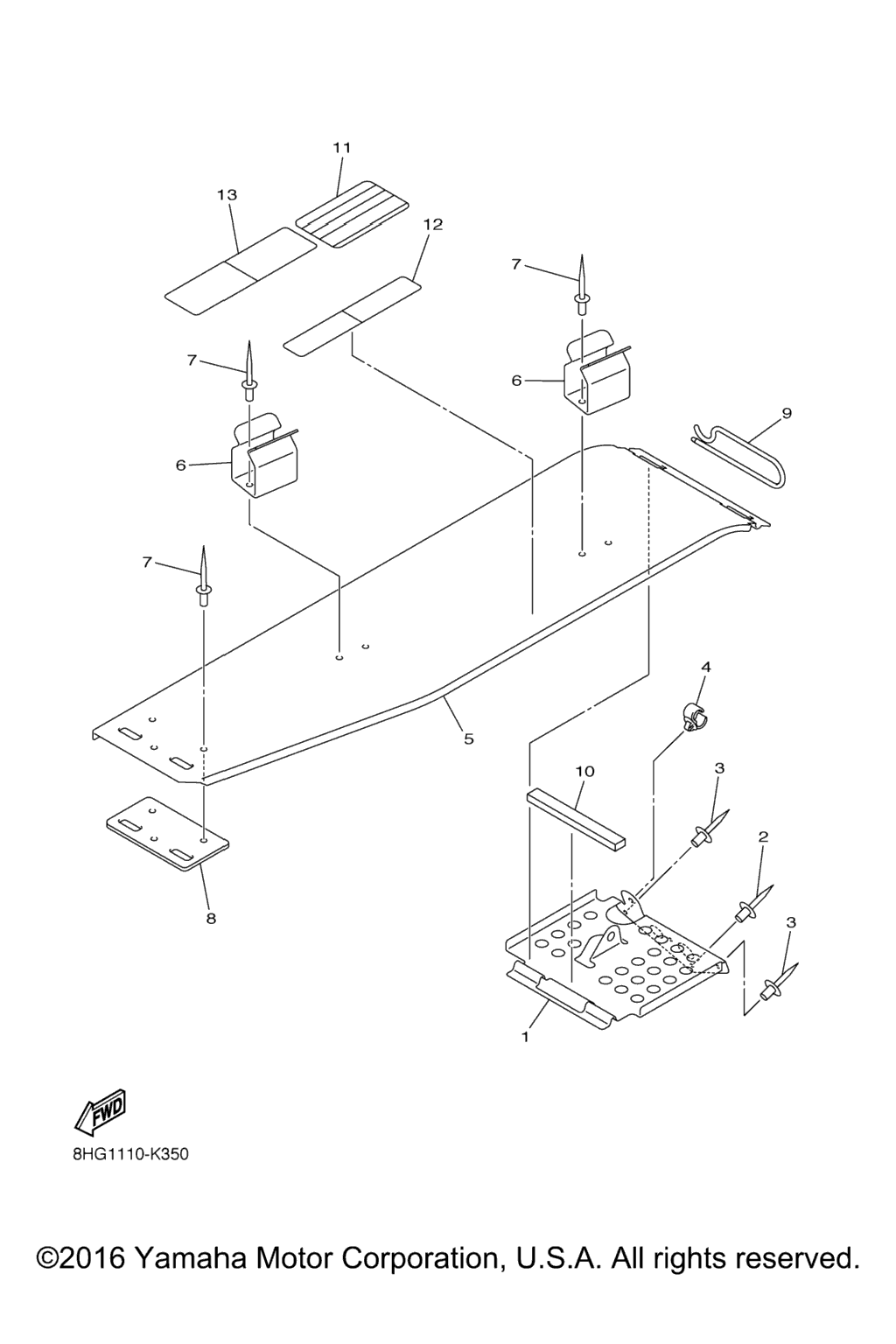 Схема узла Защитный Короб Для Багажа