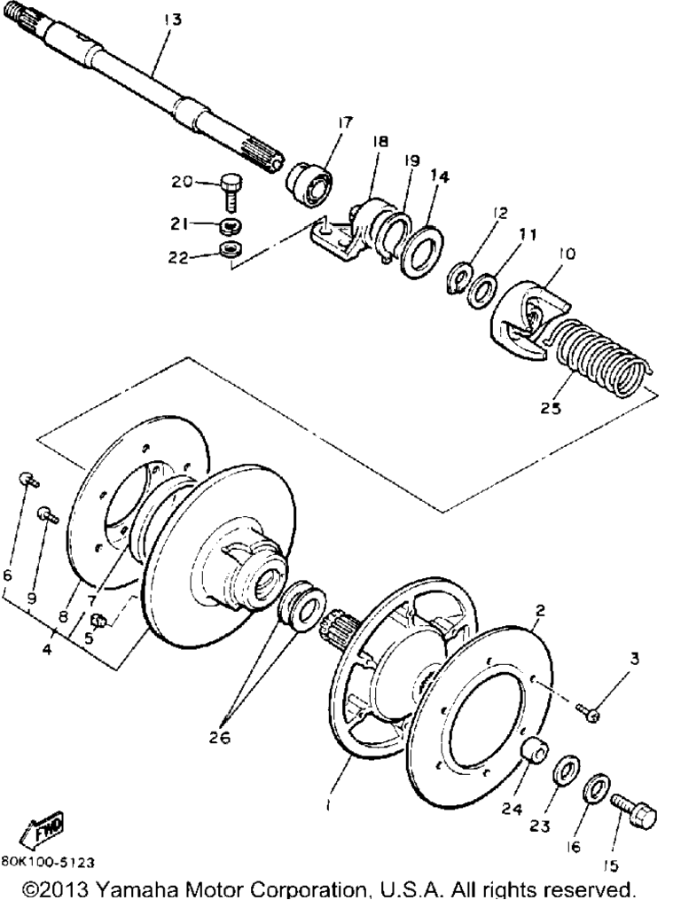 Схема узла Вторичный Ползунец
