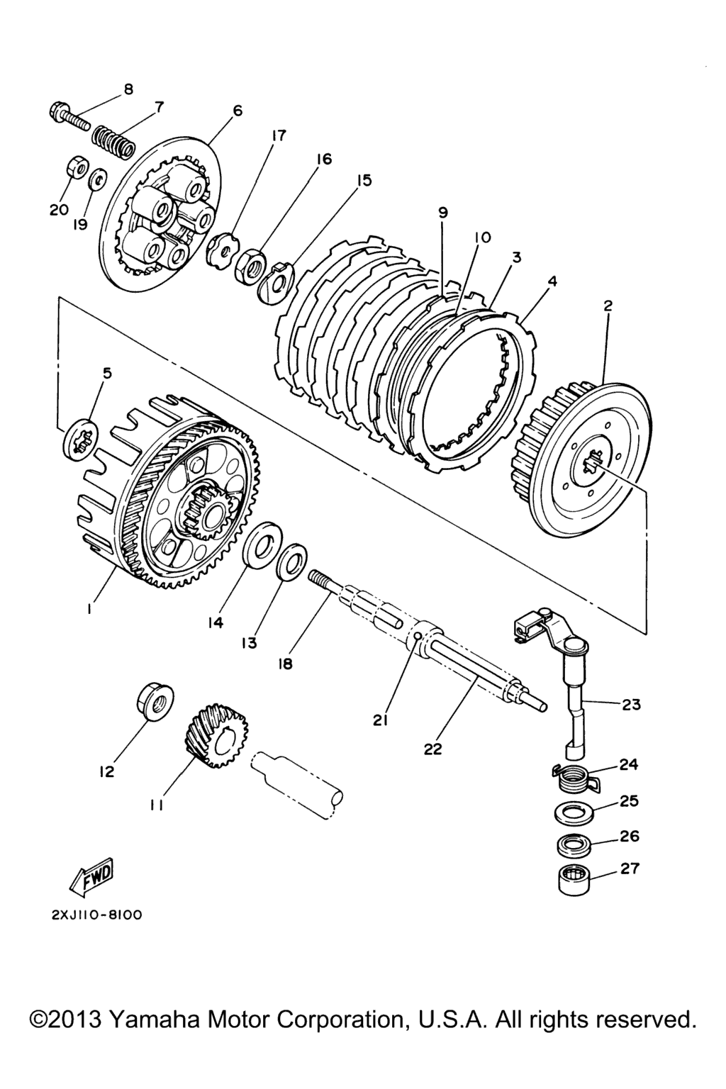 Схема узла Сцепление