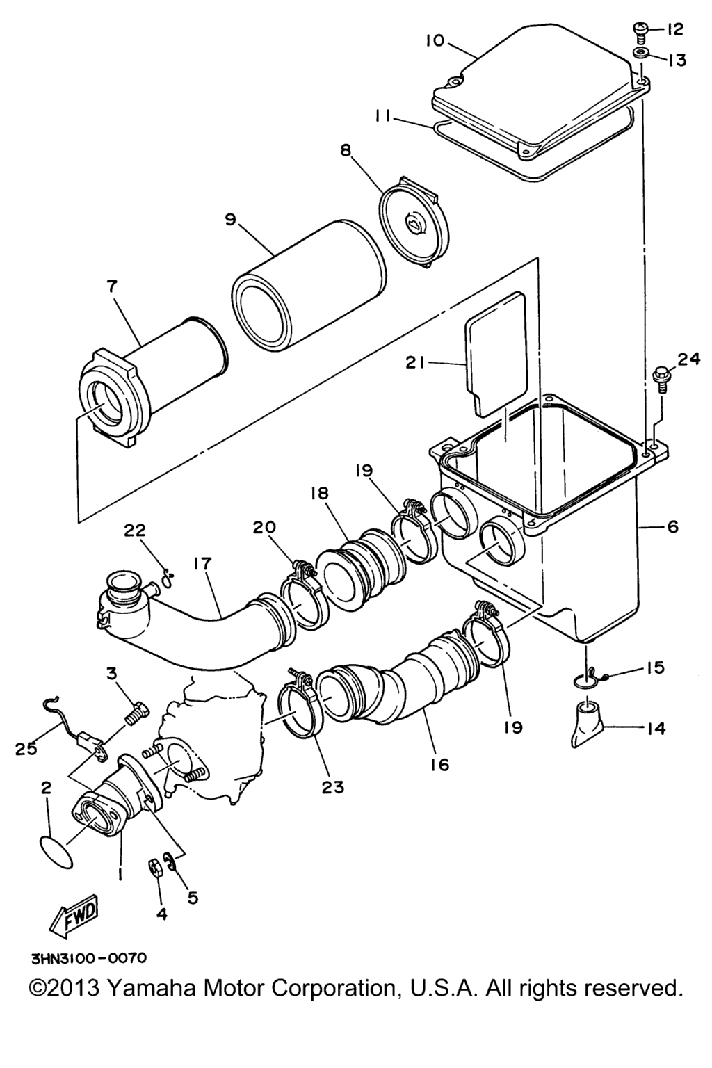 Схема узла Впуск