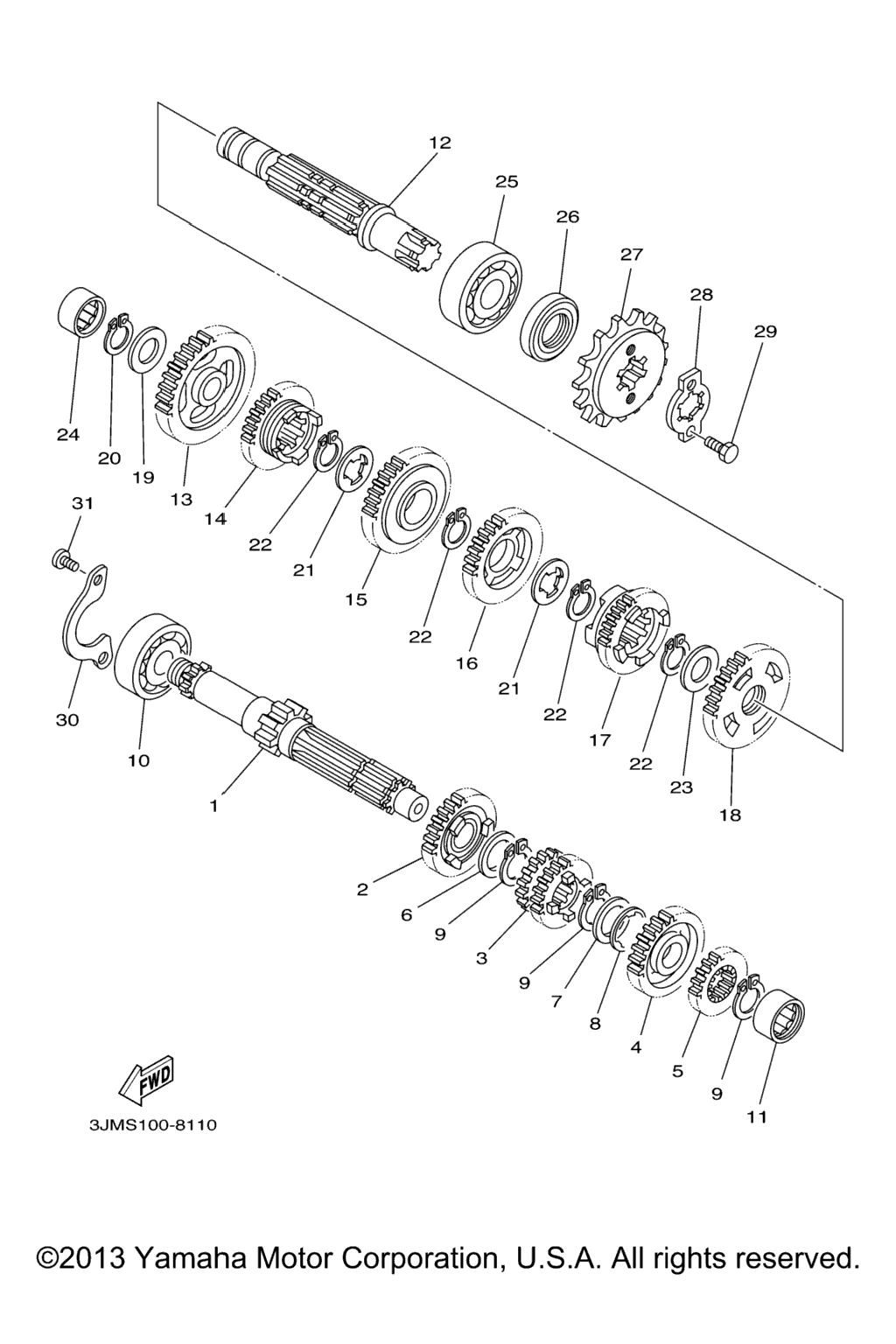 Схема узла Трансмиссии