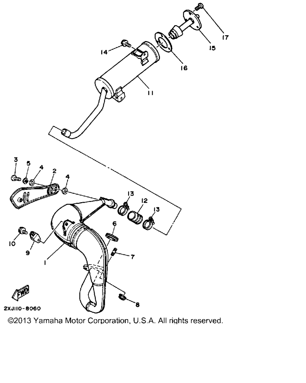 Схема узла Выхлопные Системы