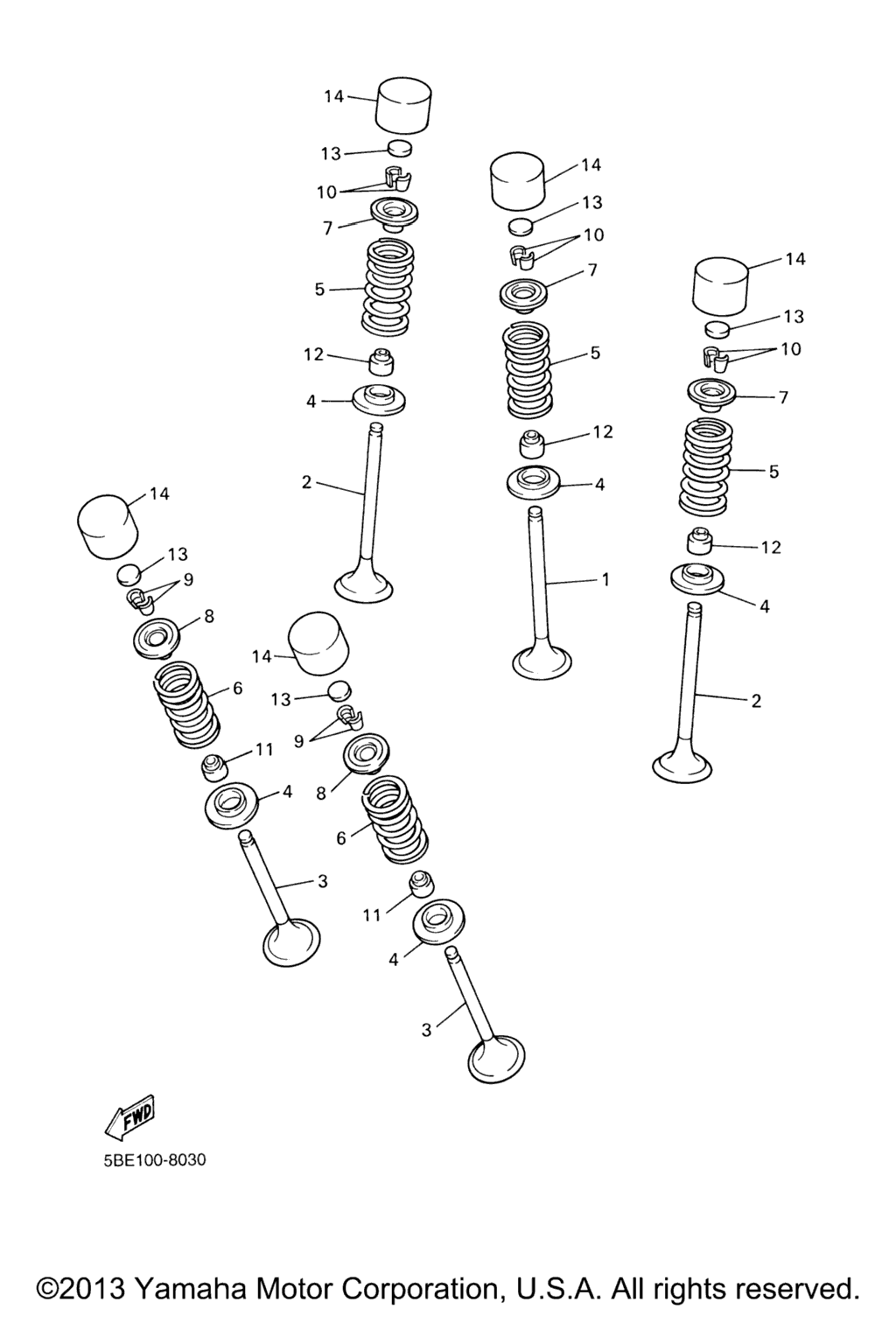 Схема узла Клапаны