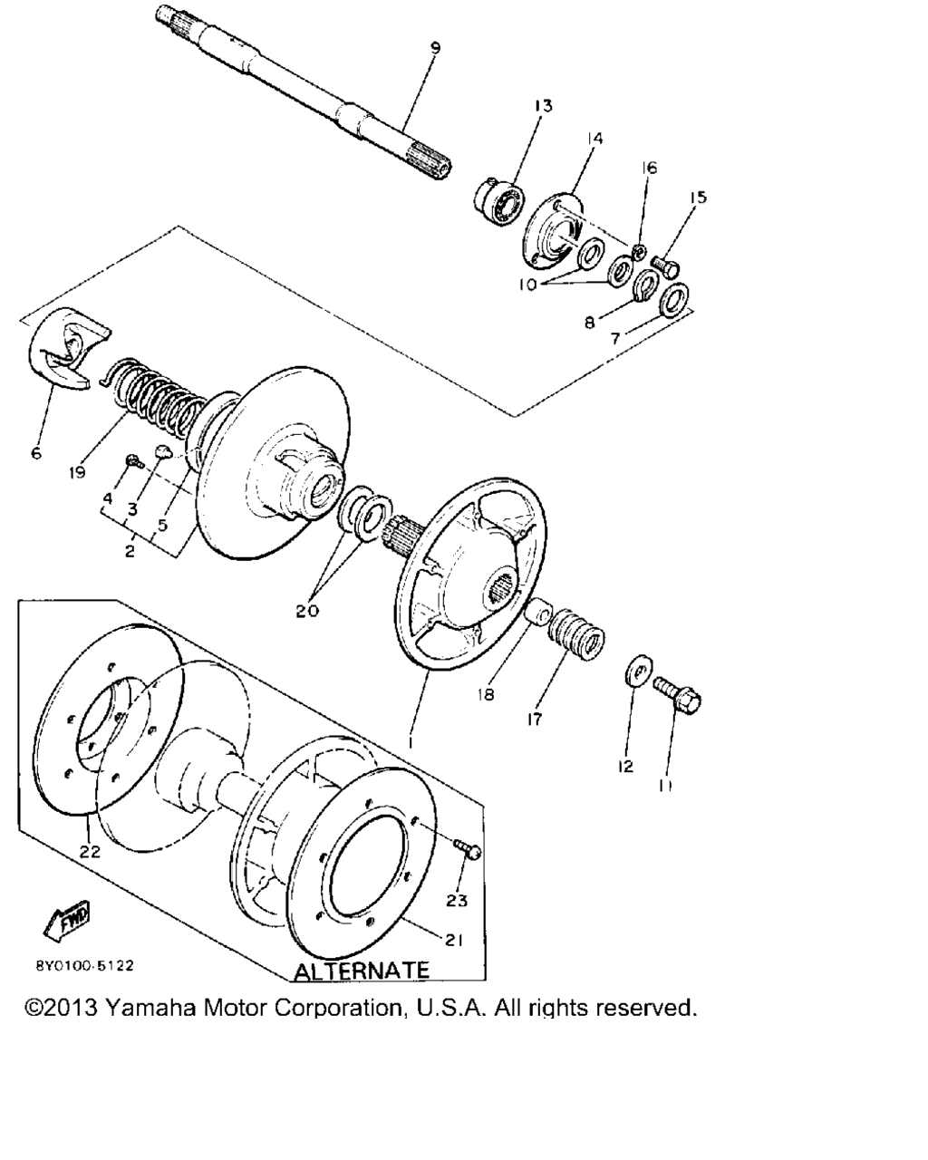 Схема узла Вторичный Ползунец