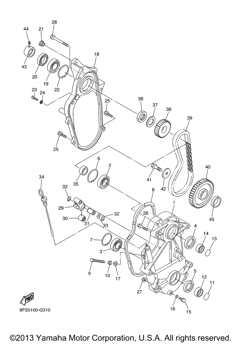 Схема узла Привод Гусеницы 2