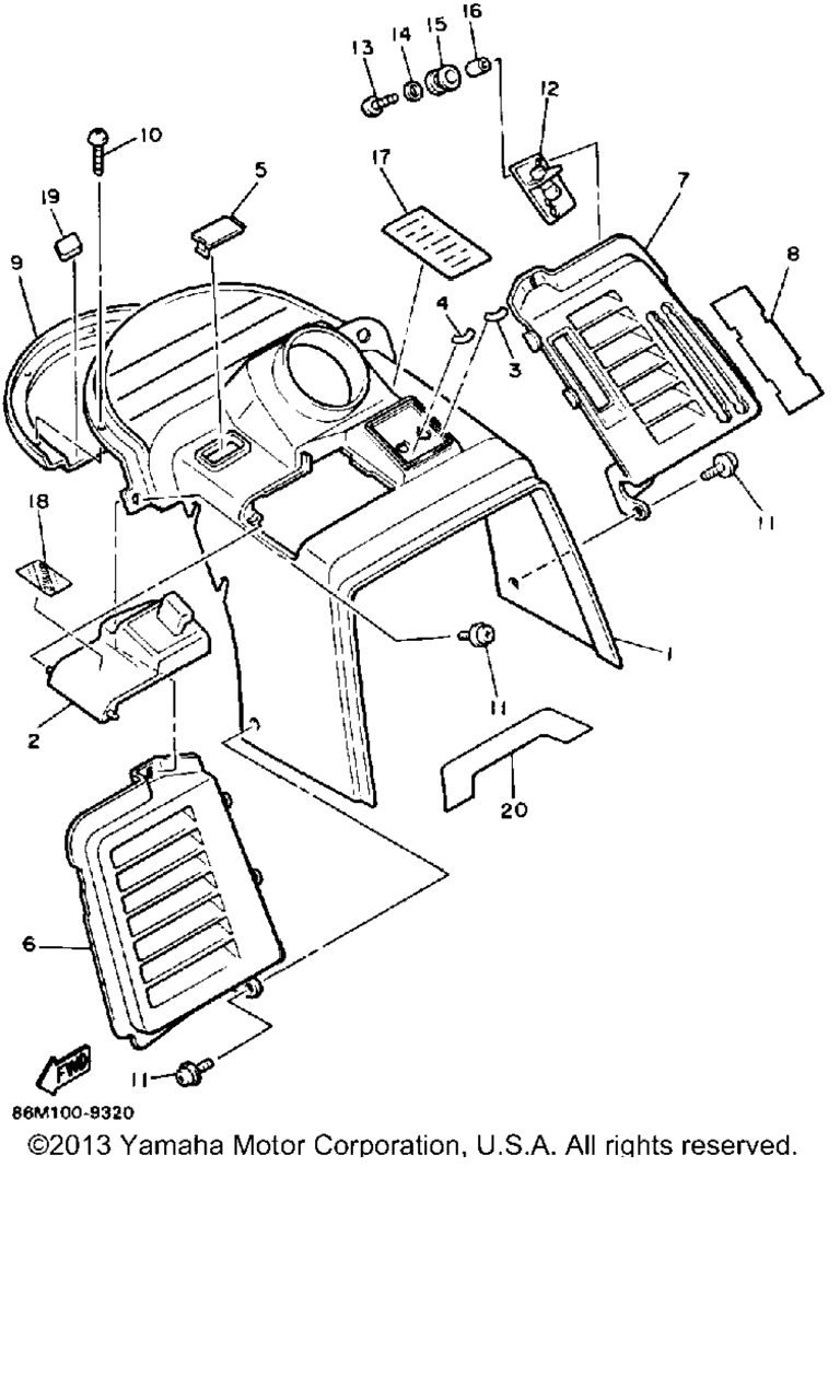 Схема узла Приборная Панель