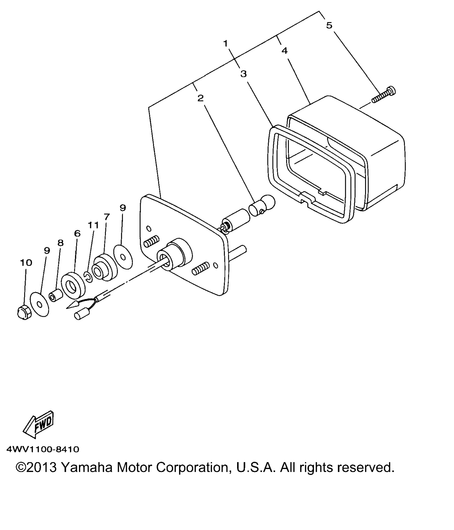 Схема узла Задние Фонари