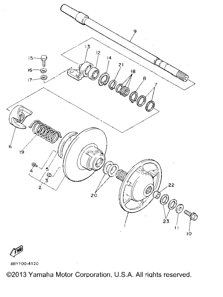 Схема узла Вторичный Ползунец