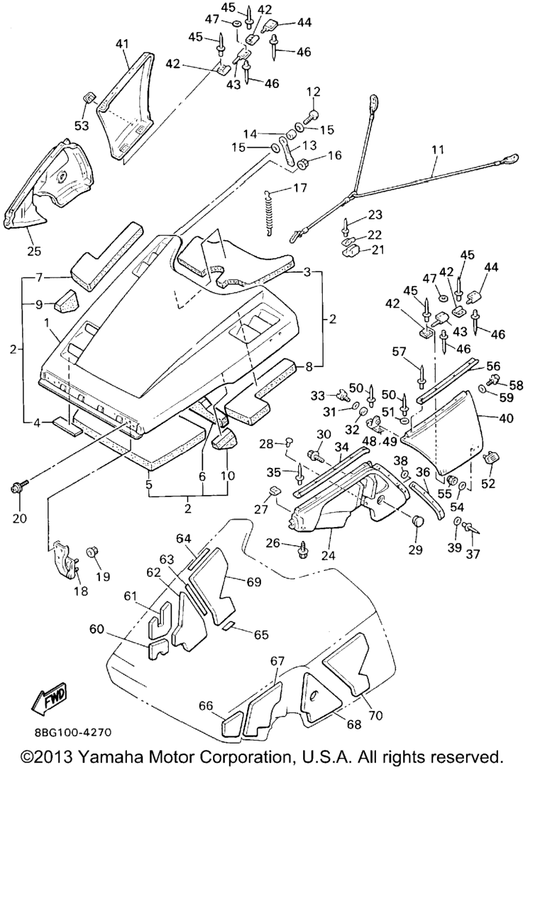 Схема узла Кожух