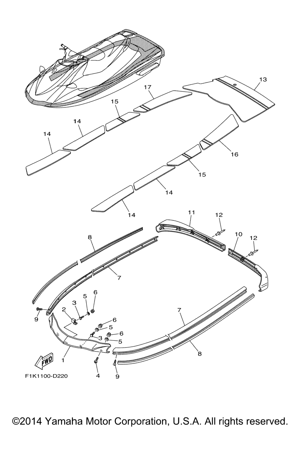 Схема узла Настил Бортовой Части