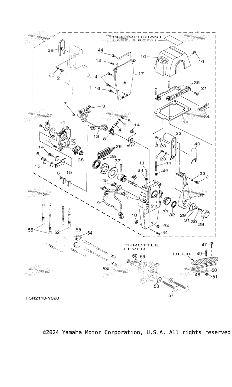 Схема узла Управляющий Трос