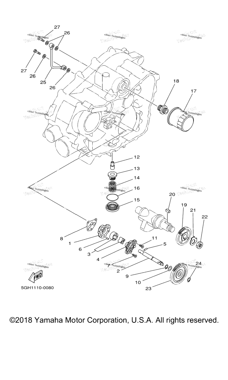 Схема узла Масляные Насосы