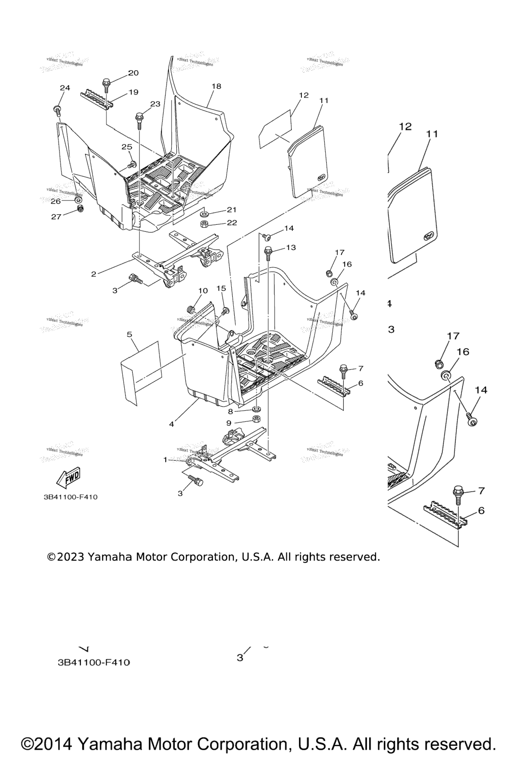Схема узла Подставка Для Ног