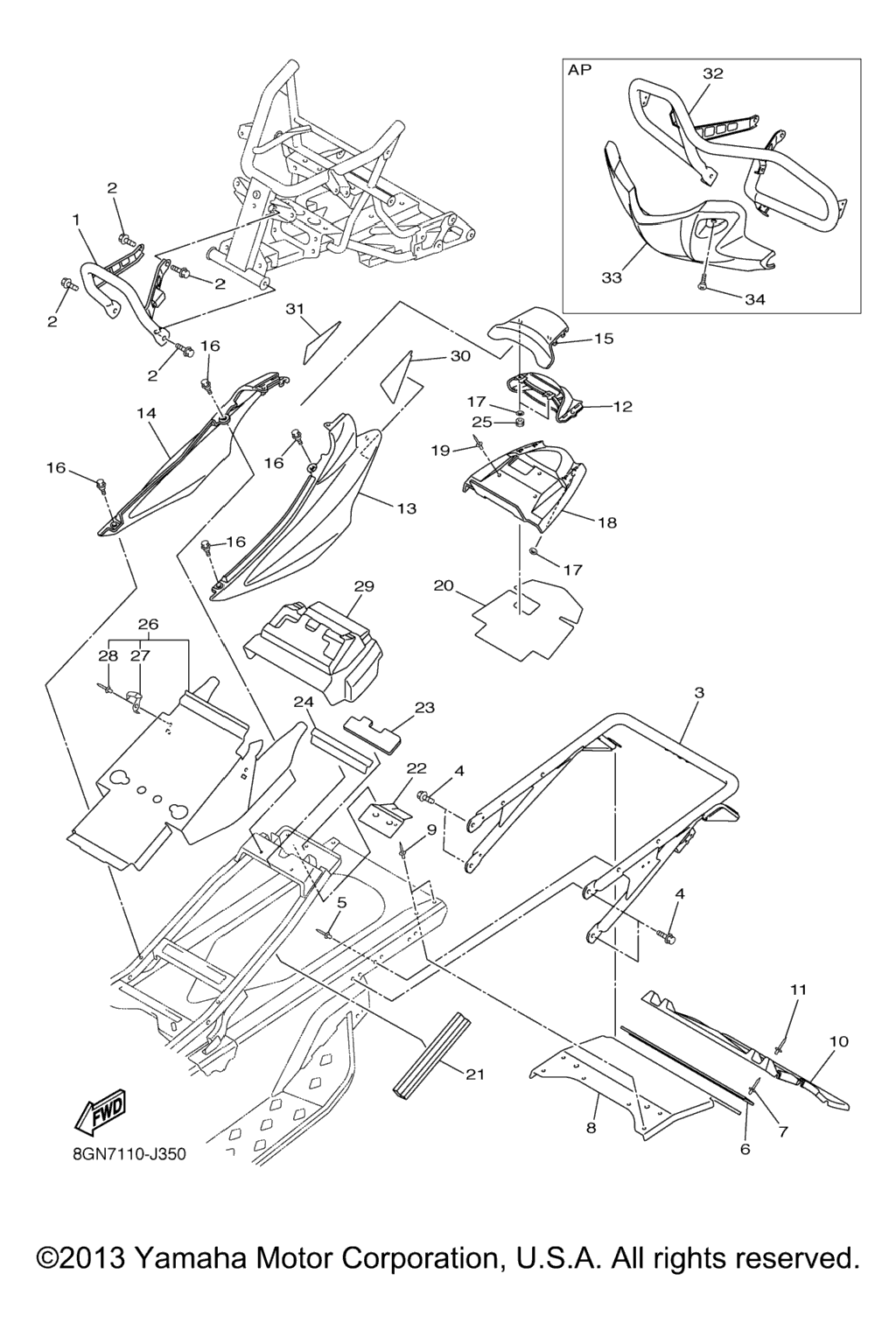Схема узла Бамперы