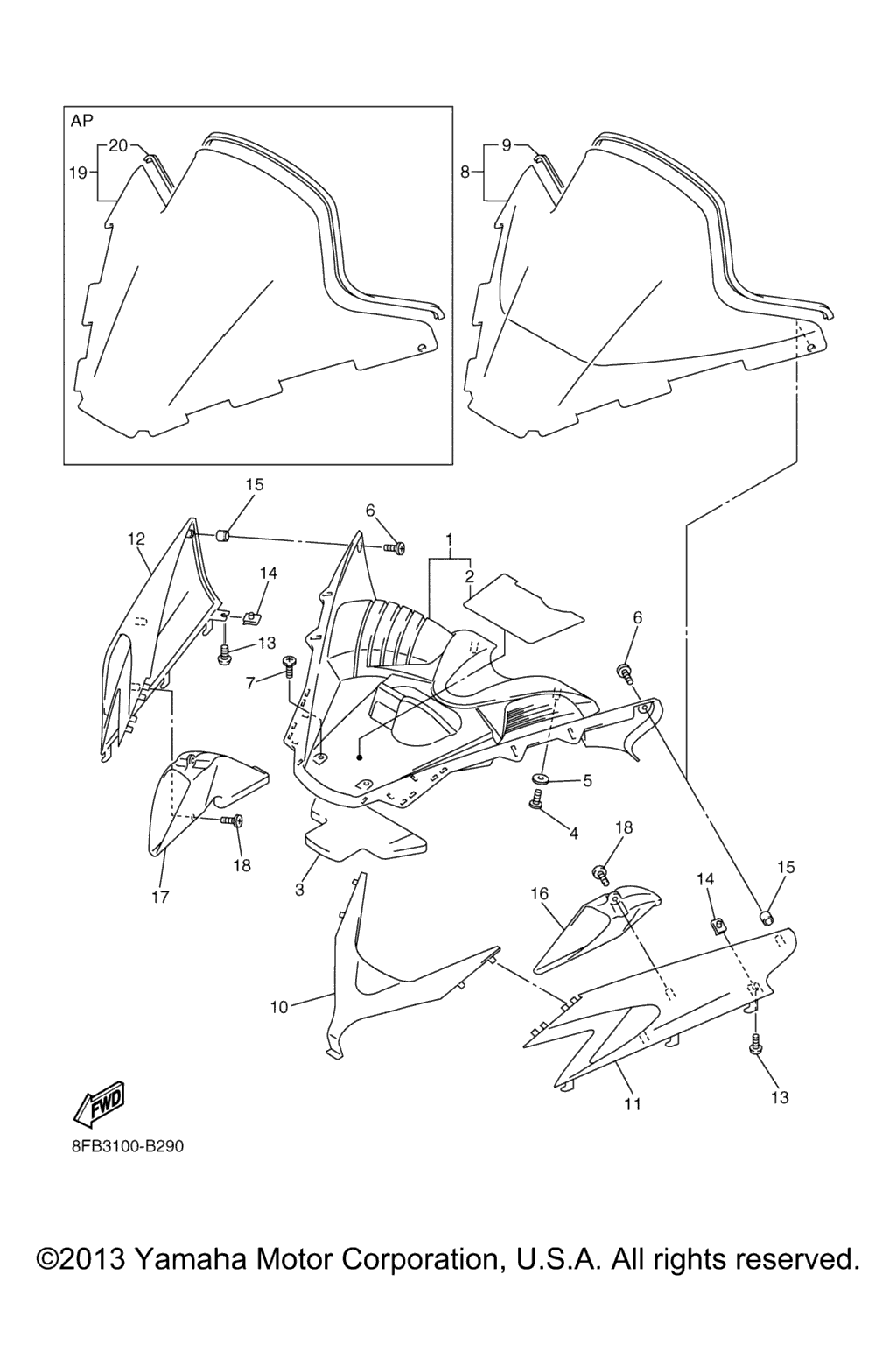 Схема узла Стекло Ветровое
