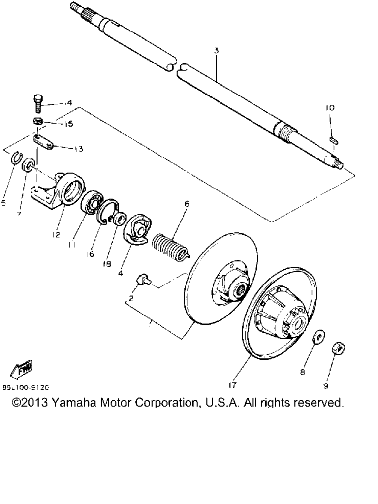 Схема узла Вторичный Ползунец