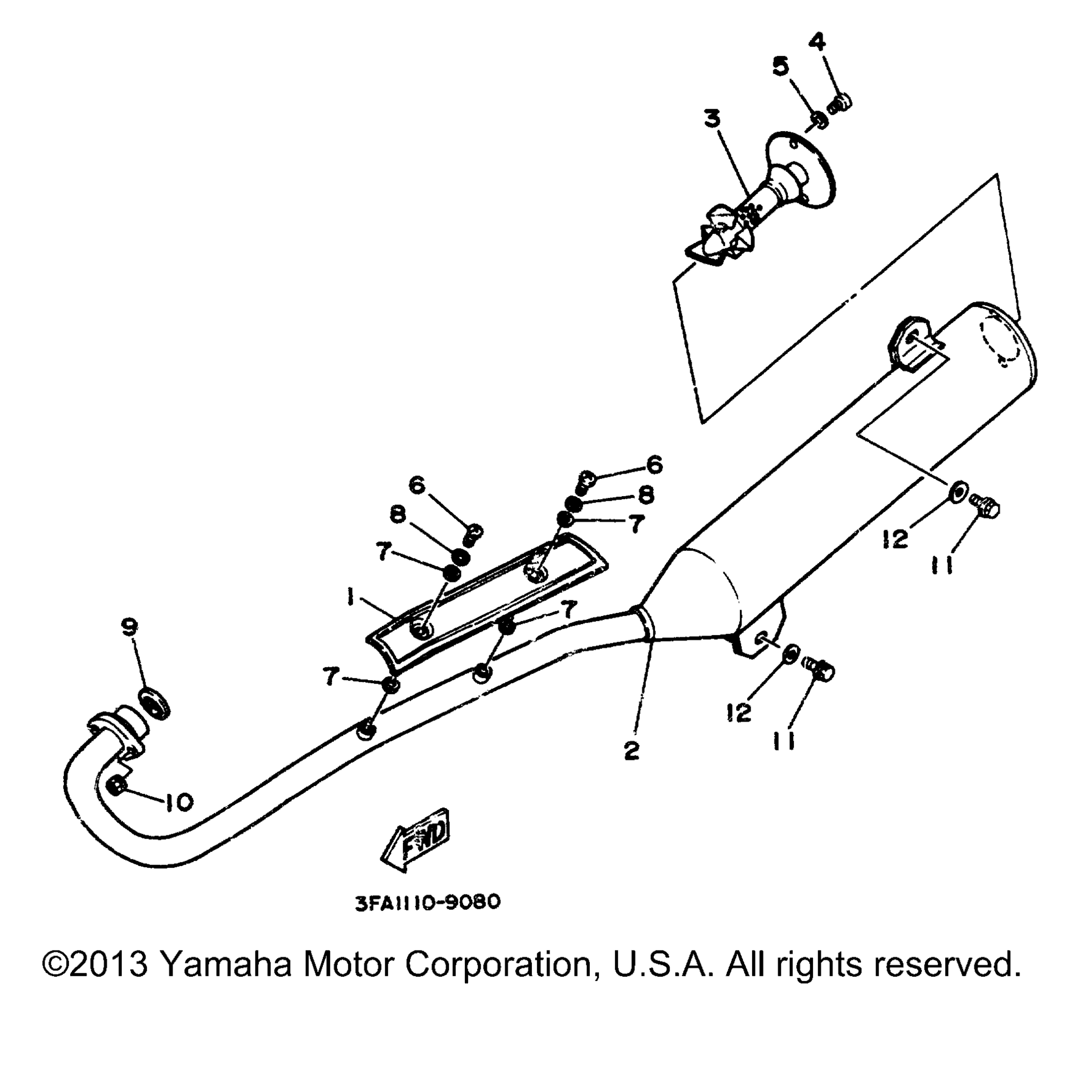 Схема узла Выхлопные Системы
