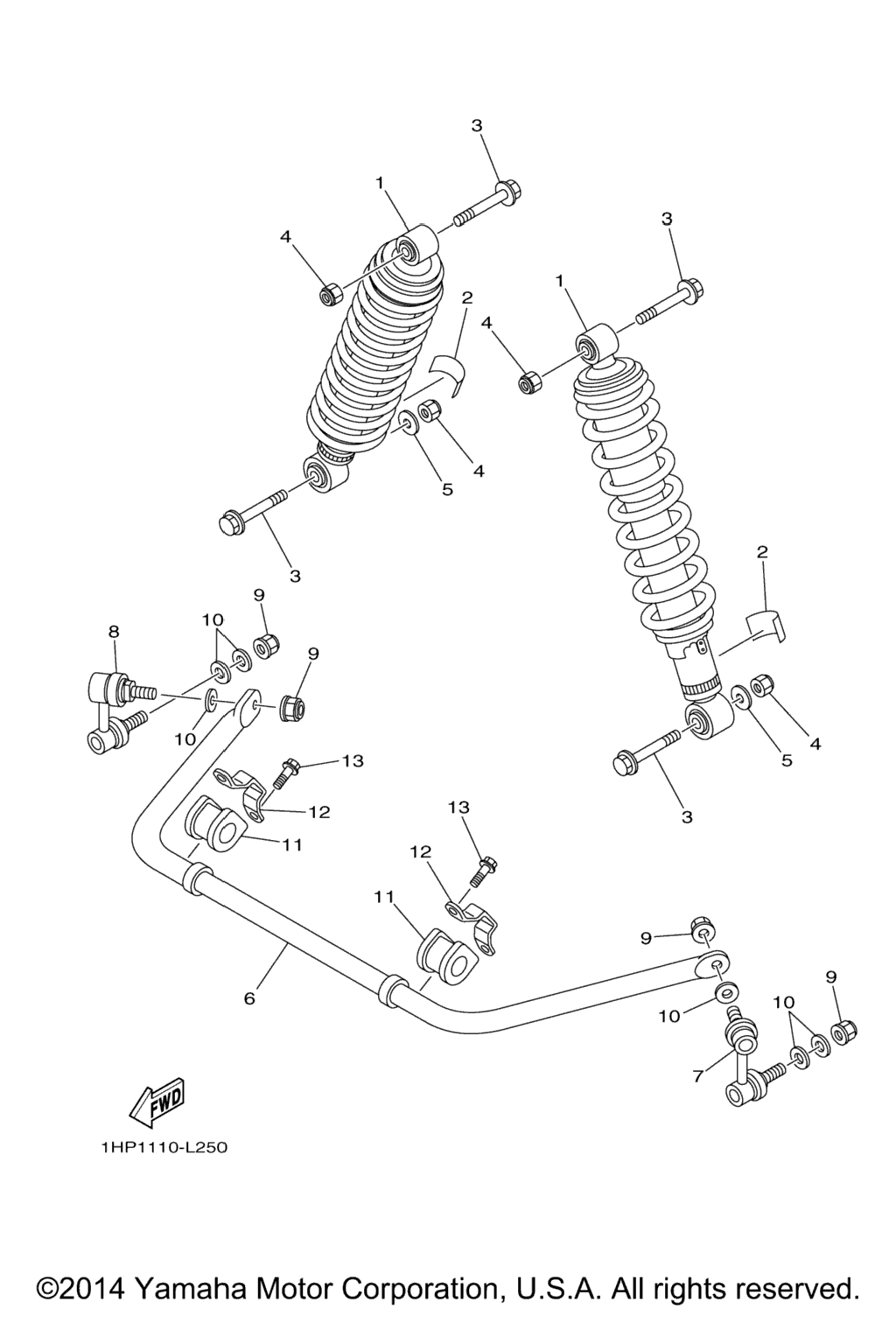Схема узла Задняя Подвеска