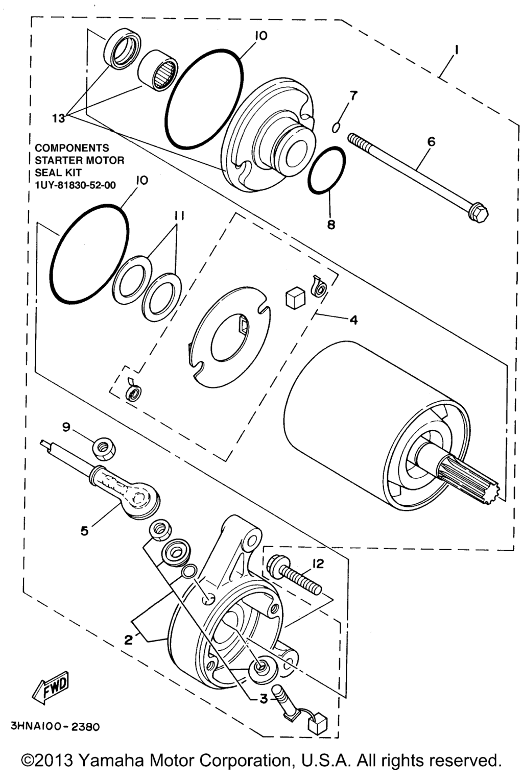 Схема узла Стартер