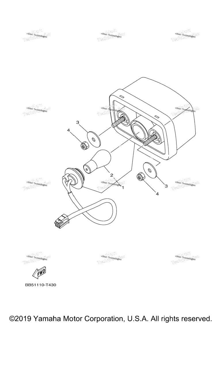 Схема узла Задние Фонари