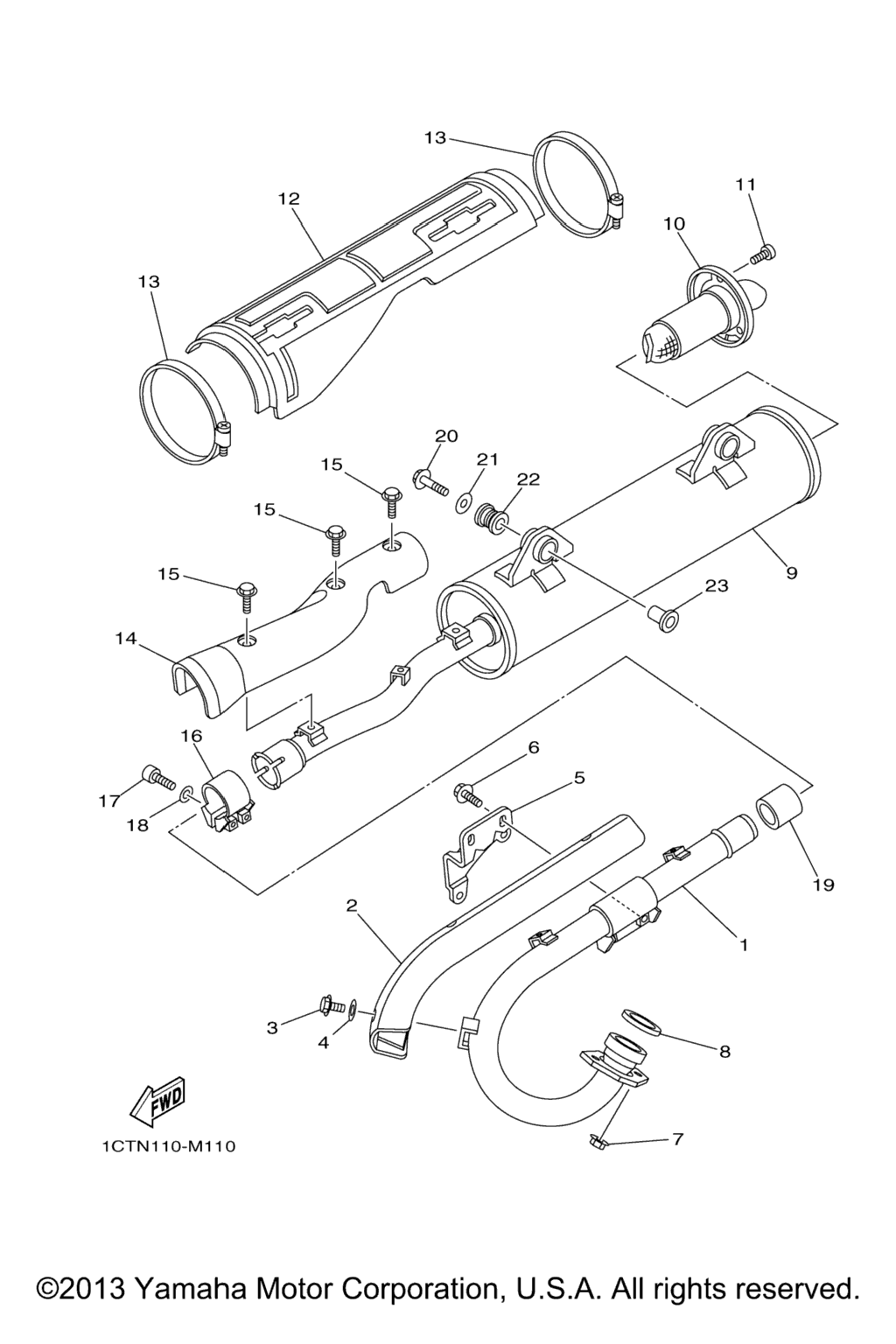 Схема узла Выхлопные Системы