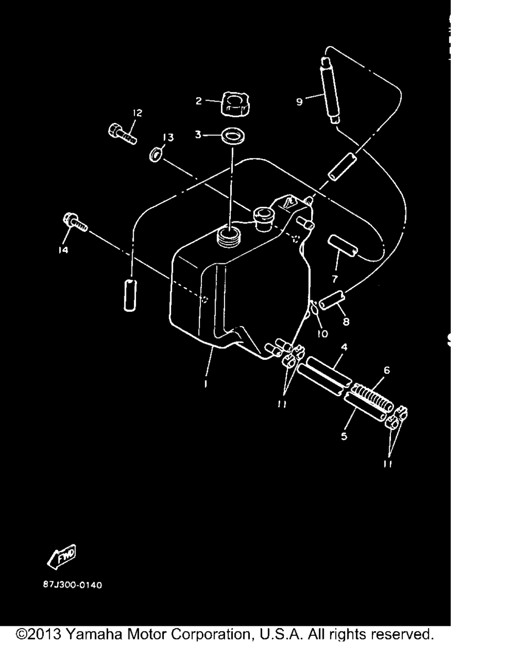 Схема узла Бак Для Масла