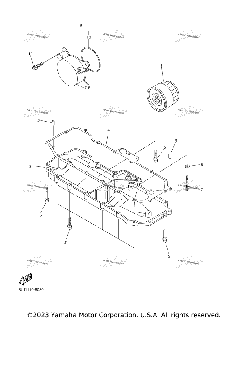 Схема узла Масляный Фильтр