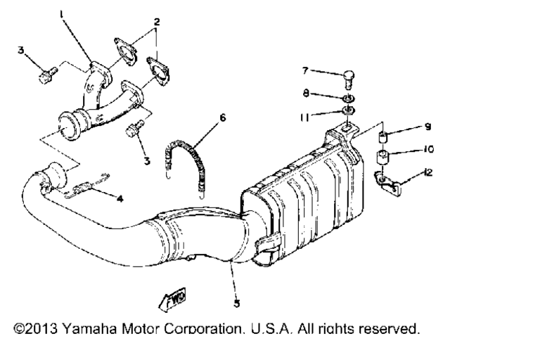 Схема узла Выхлопные Системы