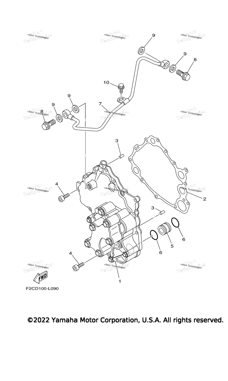 Схема узла Масляные Насосы