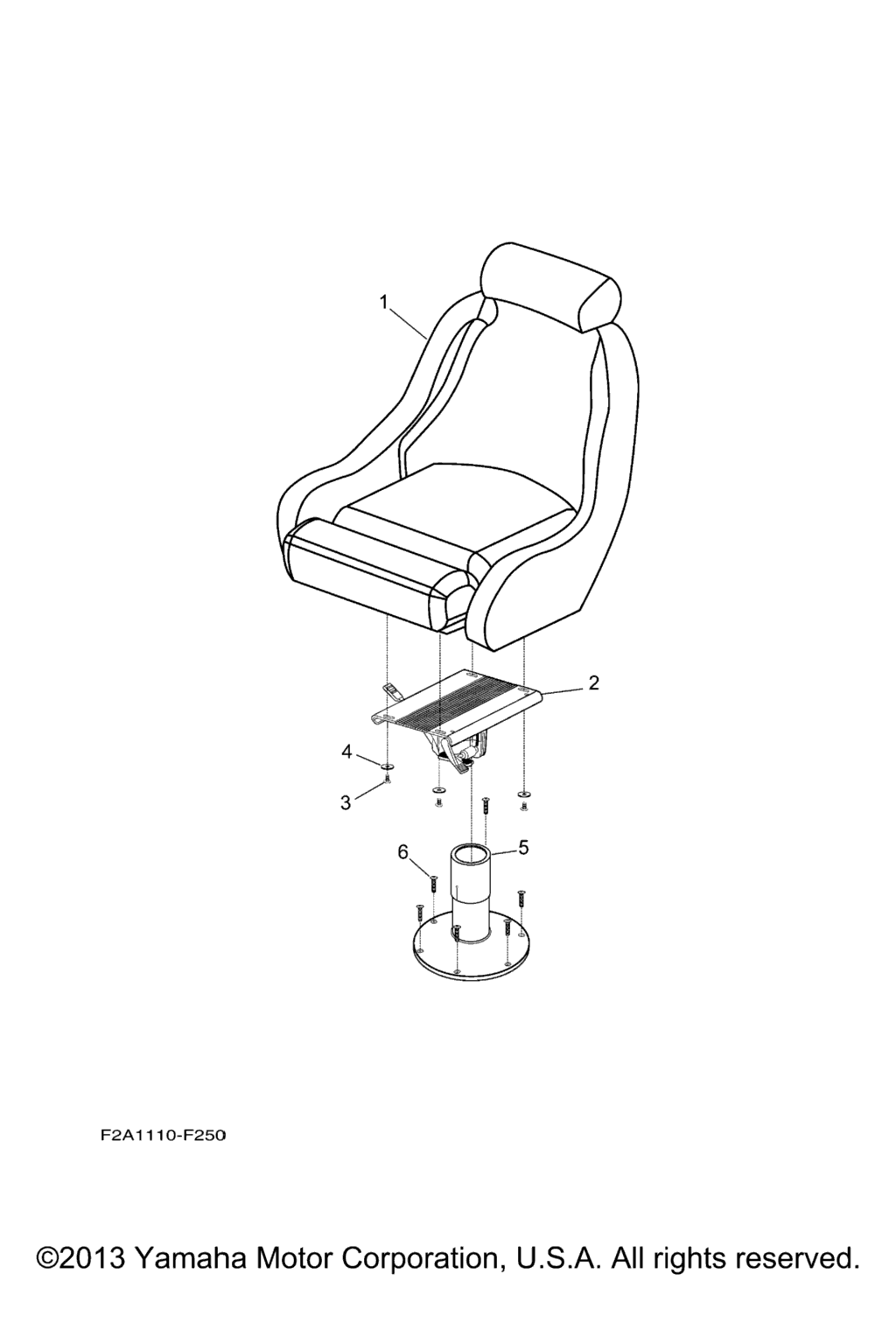 Схема узла Поворотное Сиденье