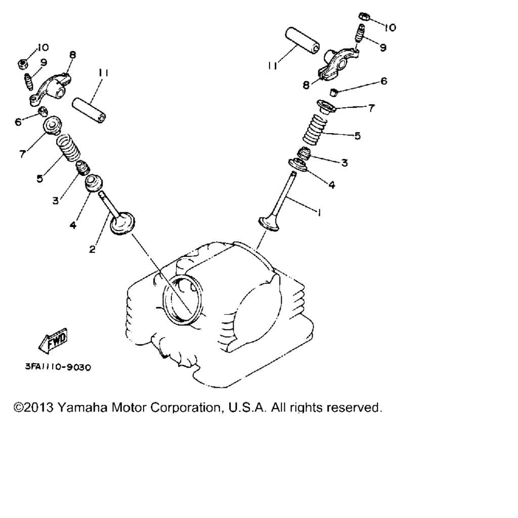 Схема узла Клапаны
