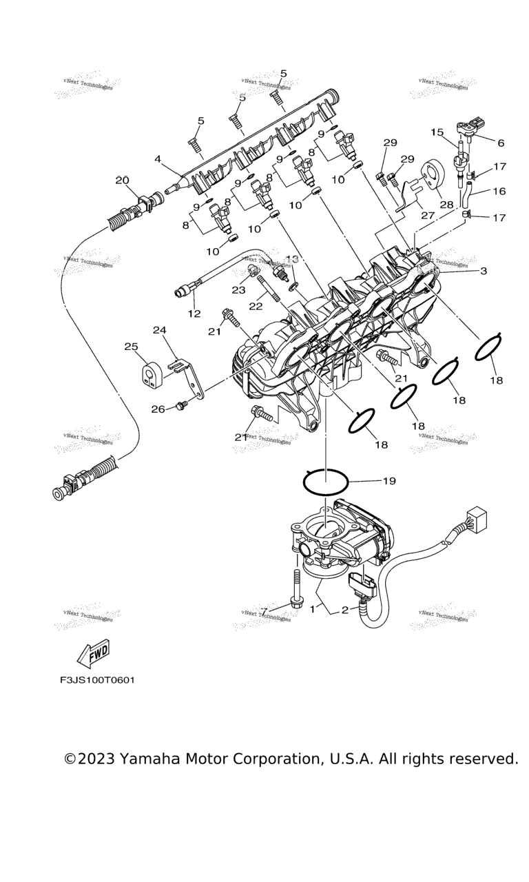Схема узла Впуск 1