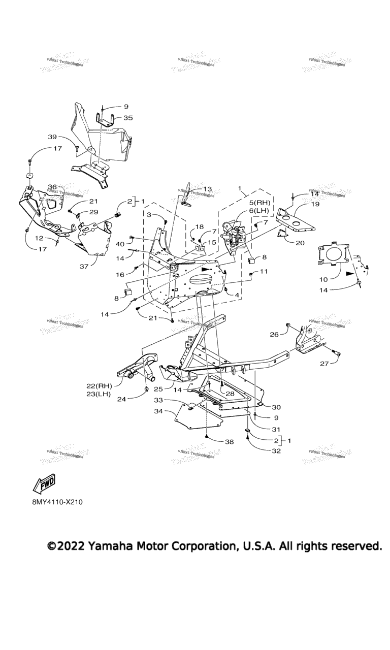 Схема узла Рама 1