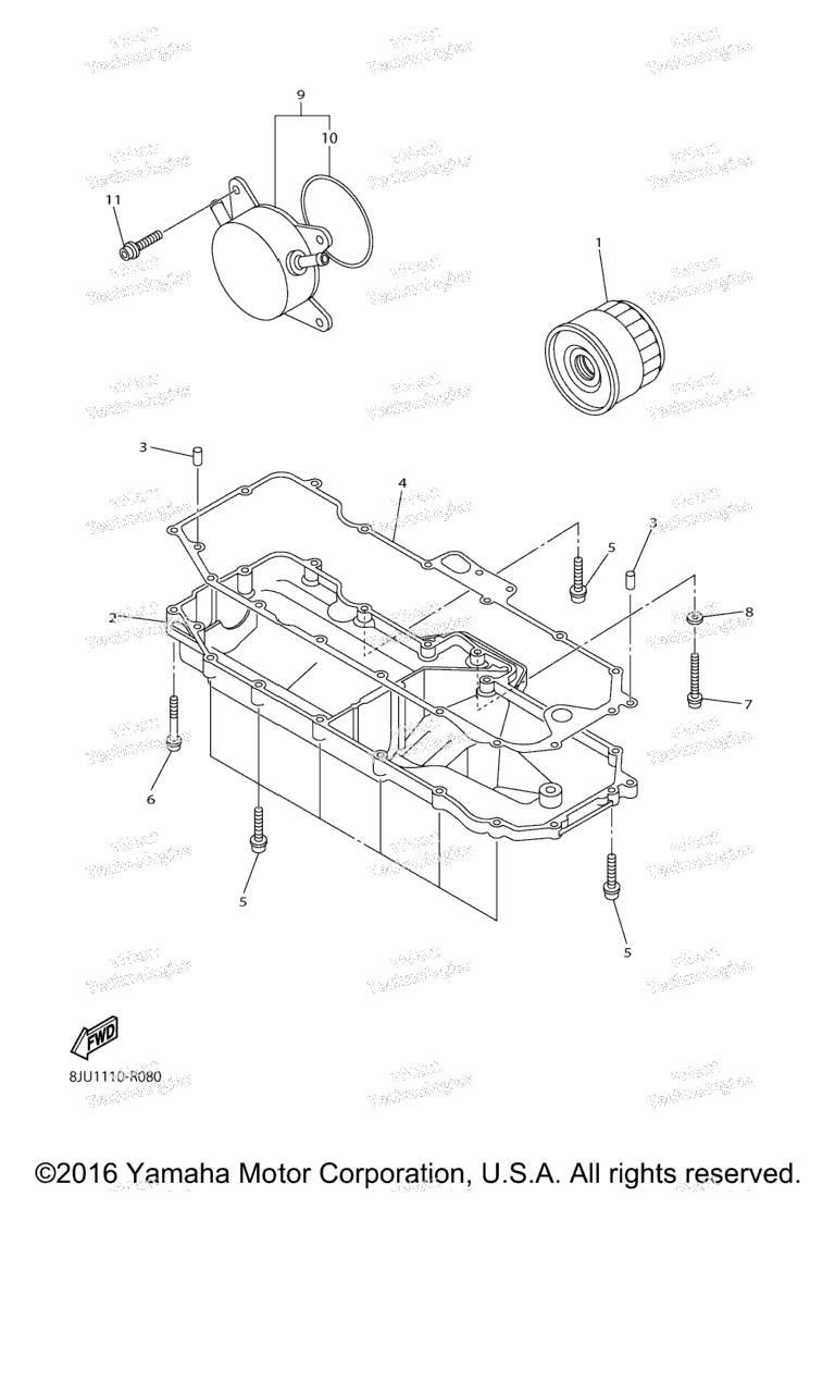 Схема узла Масляный Фильтр