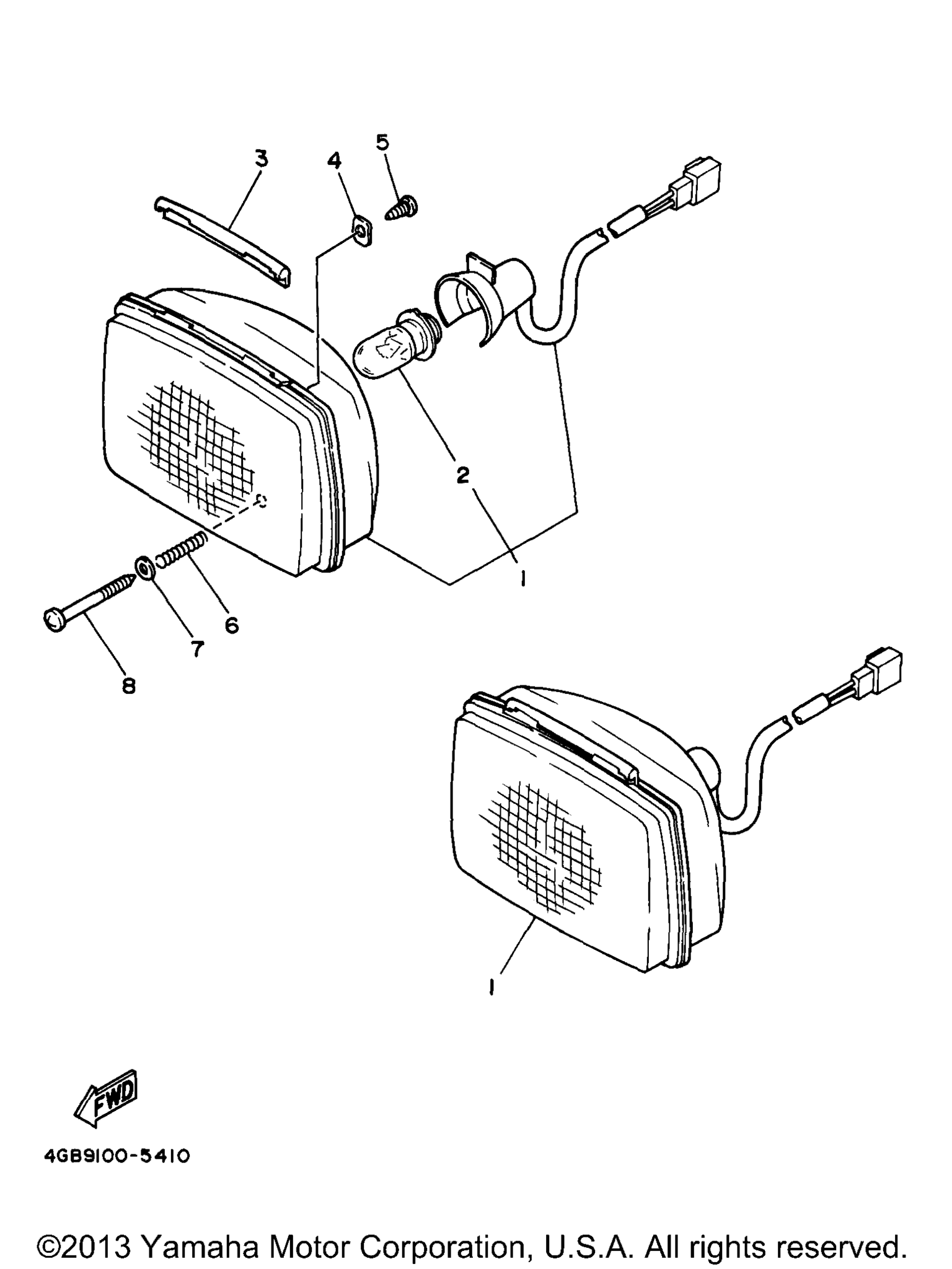 Схема узла Фары