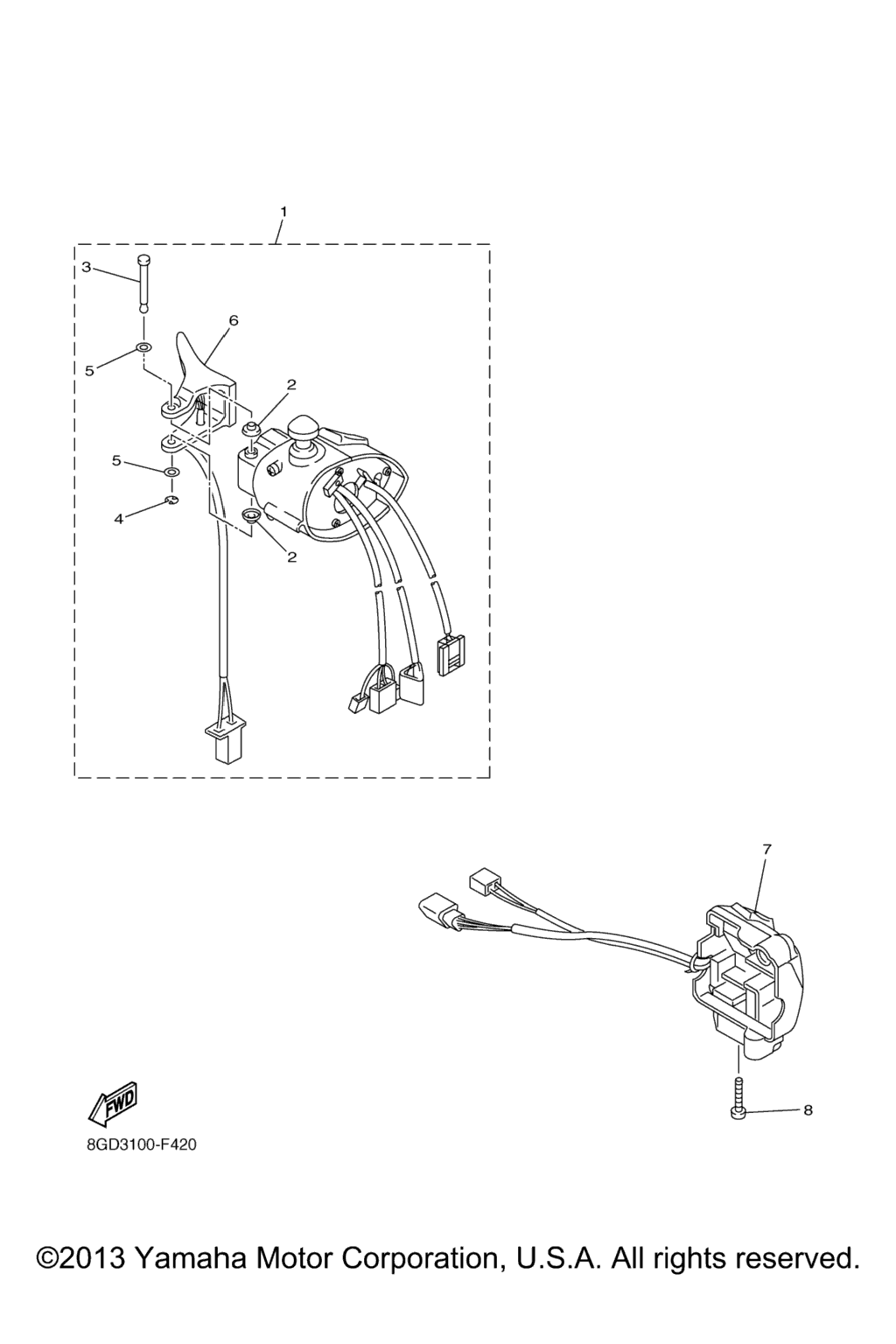 Схема узла Рычаг Переключения Ручки