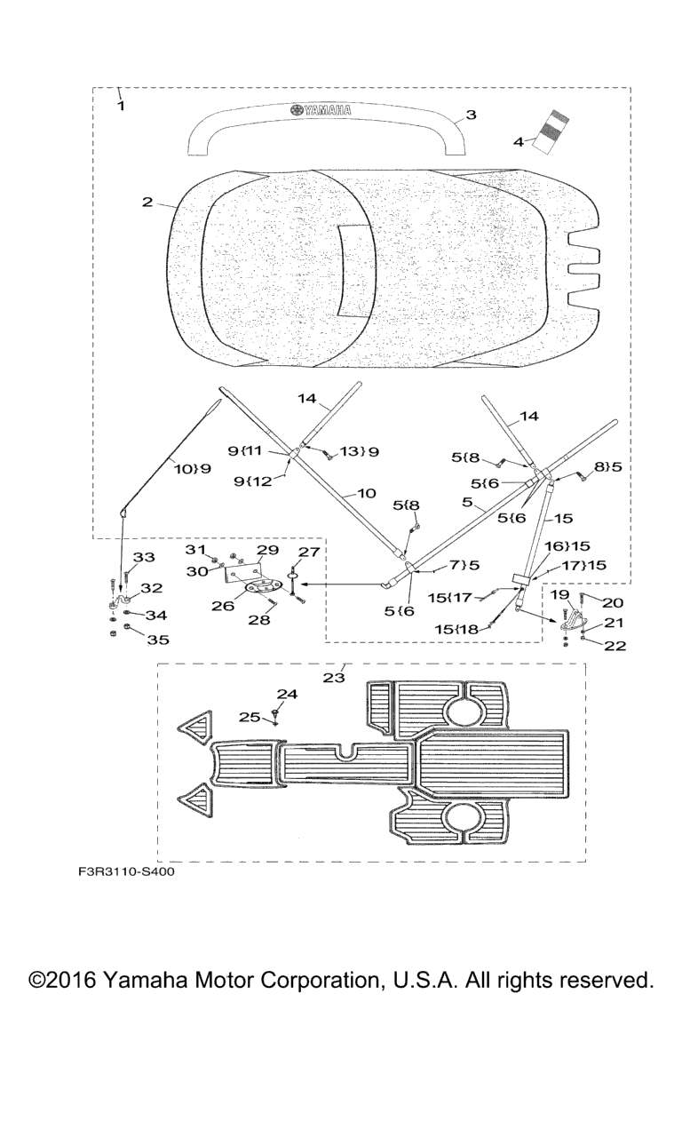 Схема узла Бимини Топы / Коврики