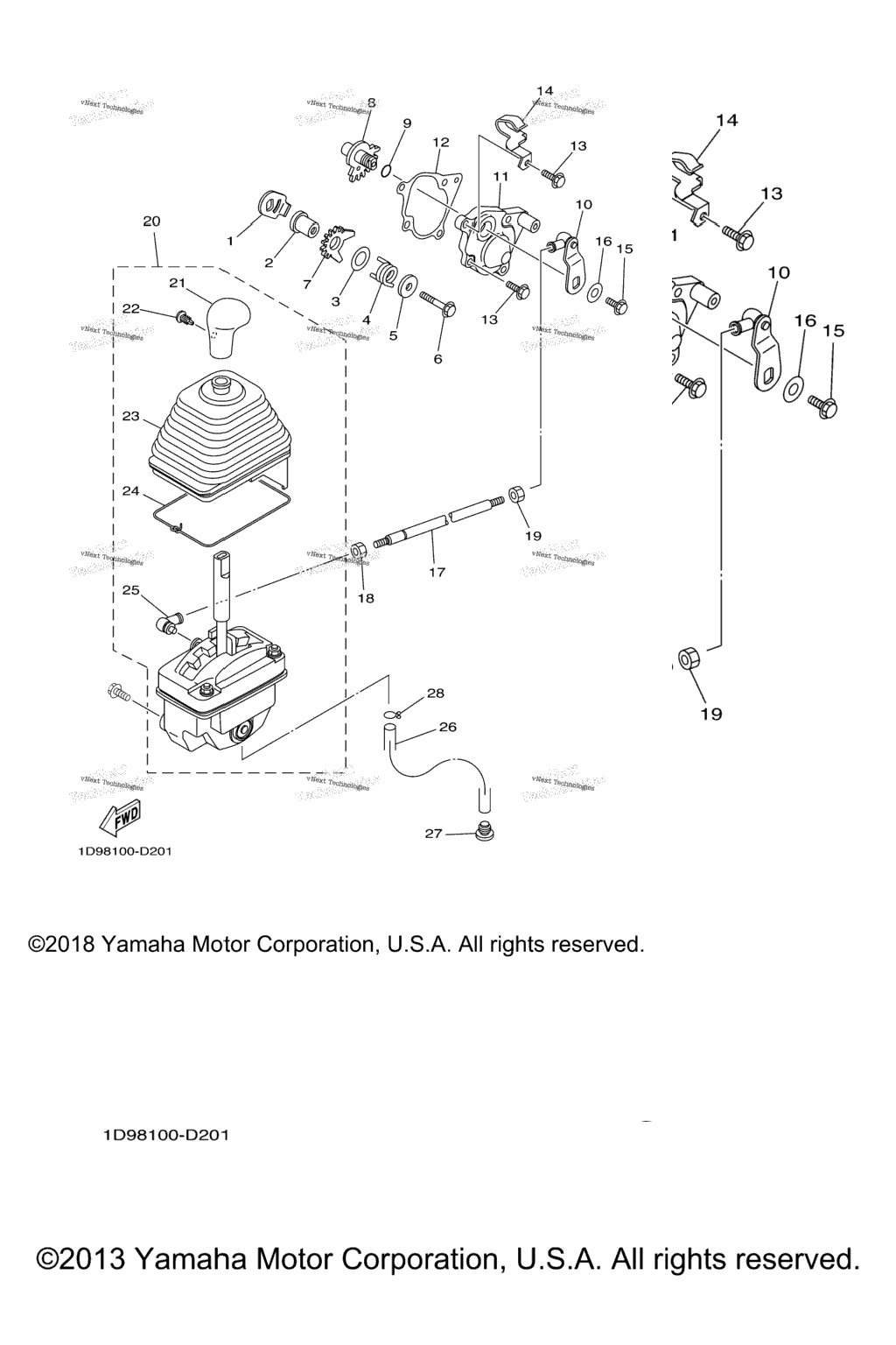 Схема узла Вал Переключения