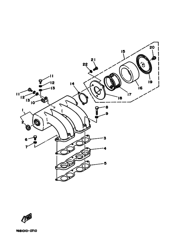Схема узла Integrated Unit (Md360) Для Yamaha Md360